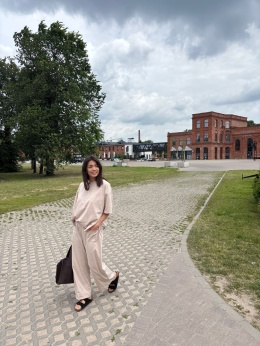 KOMPLET pink długie spodnie