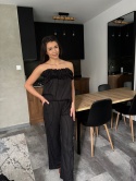 Bluzka falbanka czarna